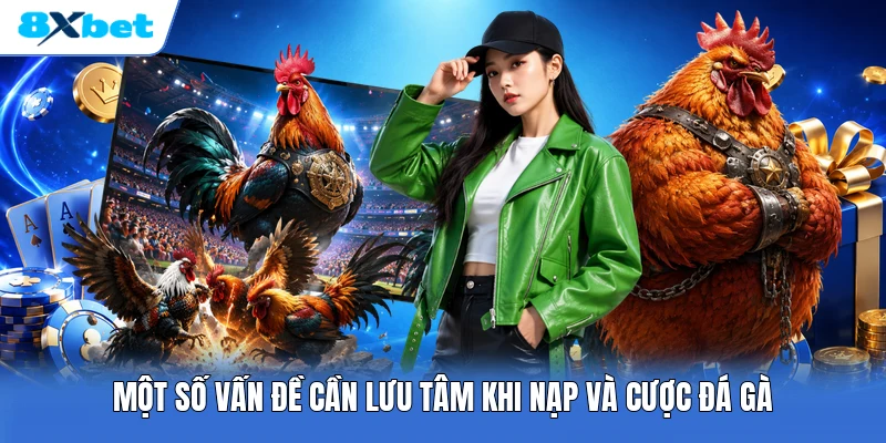 Một số vấn đề cần lưu tâm khi nạp và cược đá gà