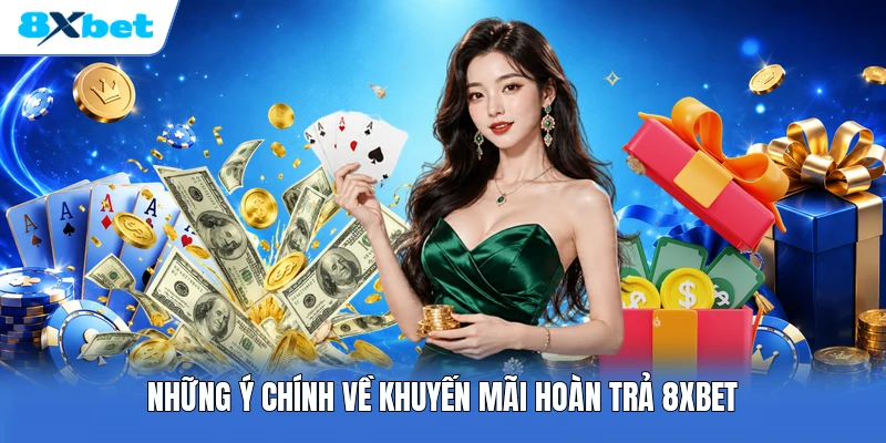 Những ý chính về khuyến mãi hoàn trả 8XBET